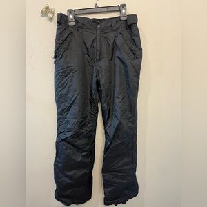 Men's Sleek Black Winter ski snowboard Pants
